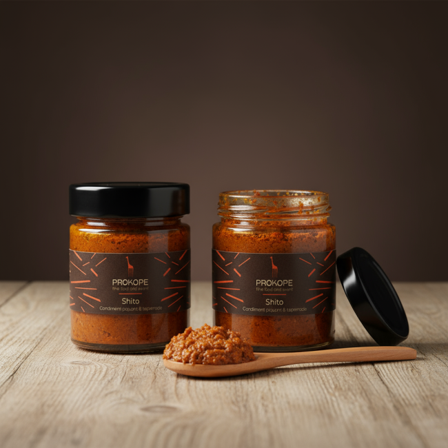 Shito FORT 130 gr - Condiment épicé & tapenade 